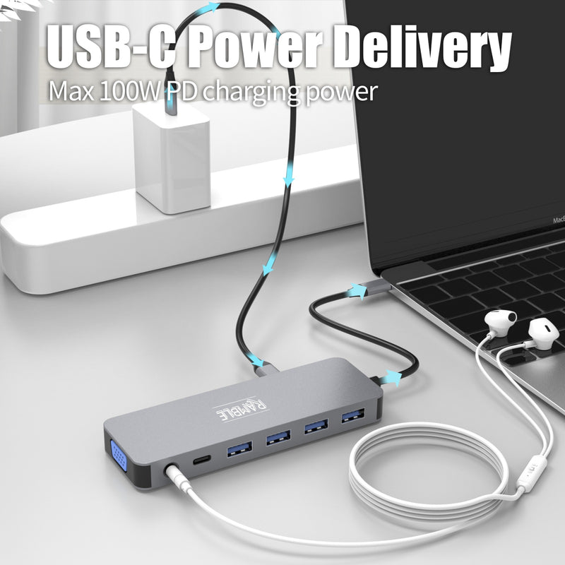 13 in 1 USB C hub